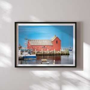 Motif #1 Rockport MA – Daytime Fine Art Print | New England Coastal Landmark Photography Wall Art