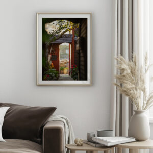 Hallway of Bearskin Neck – Rockport MA Coastal Photography Print | New England Seaside Town Wall Art