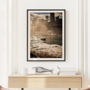 Niagara Falls Winter – New York Fine Art Photography Print | Frozen Waterfall Landscape Wall Art